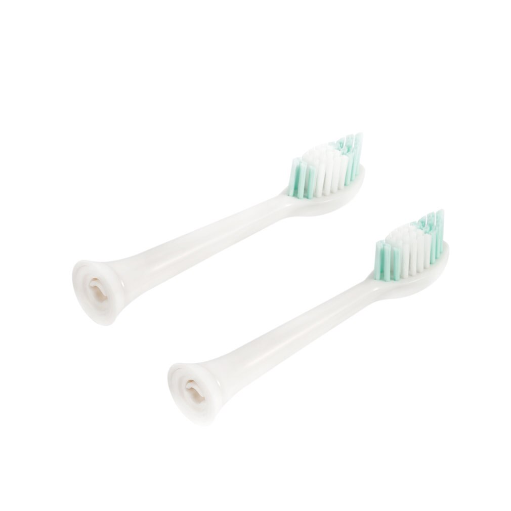 2 pces u-beijo escova de dentes elétrica cabeça pescoço angular e cerdas contornadas para uso confortável fácil substituição e limpeza: Default Title