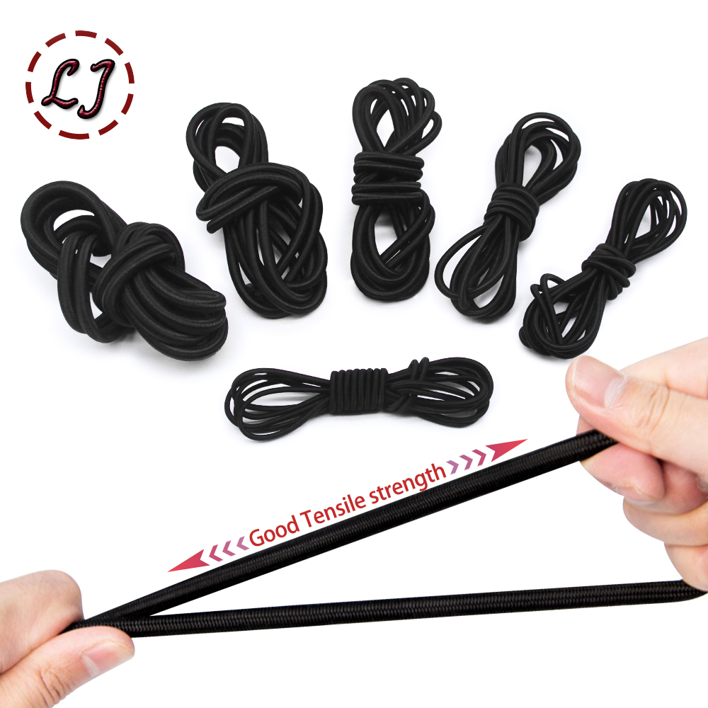 4mm-10mm Strong Elastic Rope Bungee Shock Cord Stretch String For DIY Jewelry Making Outdoor Project Tent Kayak Boat Backage