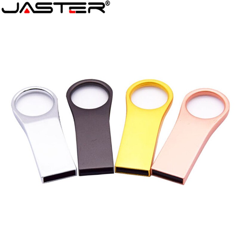 Jaster Usb Flash Drive Metalen Pendrives Mini Usb 64 Gb 32 Gb 16 Gb Flash Drives Pen Drive Geheugenstick 8 Gb 4 Gb Over 10 Pcs Gratis Logo