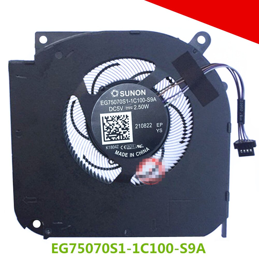 original cpu cooling fan cooler for SUNON EG75070S1-1C100-S9A THER7GK5M6-1411 GK5MP6O Heatsink radiator