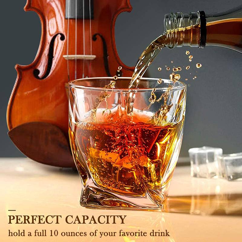 Vasos de whisky de 1 Uds., vasos de rocas antiguas, cristalería para cóctel escocés, Bourbon, Gin, Voldka, Brandy