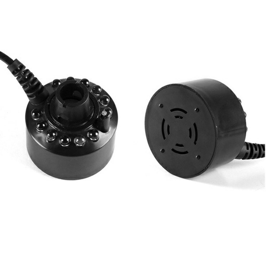 12 Leds Ultrasonic Mist Maker Fogger Water Fountain Pond Fog Machine Atomizer Air Humidifier EU/US/UK Plug fog fountain