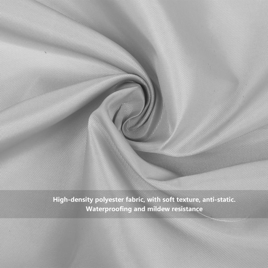 Huishoudelijke Badkamer Gordijnen Waterdicht Douchegordijn Bad Gordijn Met Haken Badkamer Benodigdheden Puur Licht Grijs