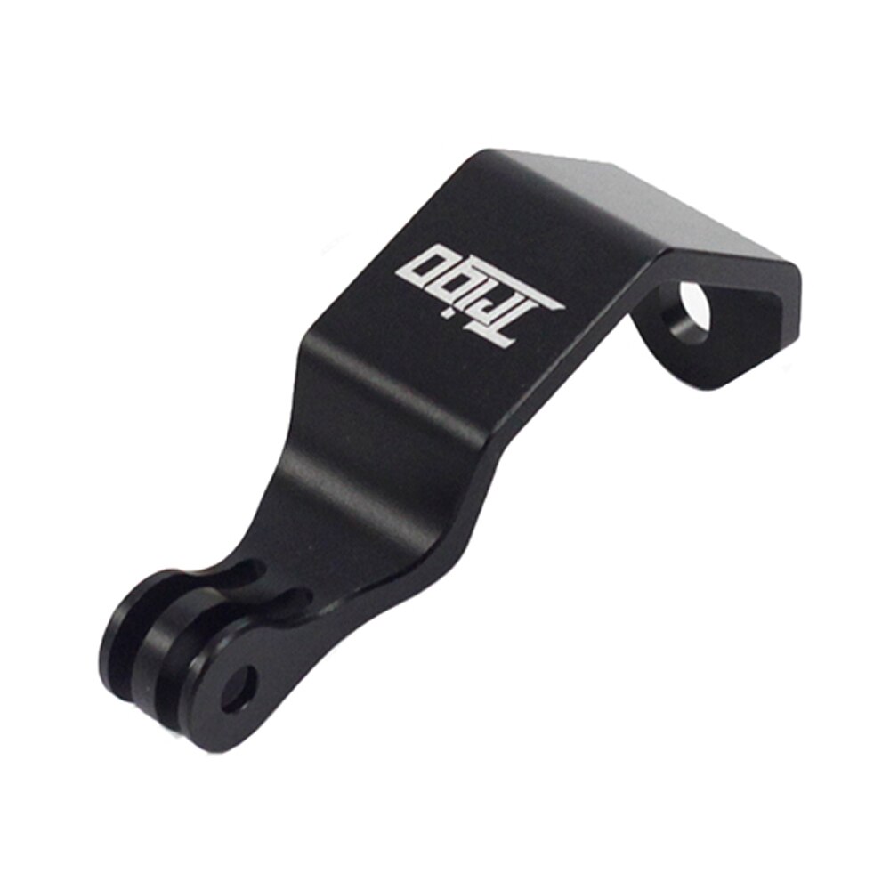 Fietskoplamphouder voorvork sportcamerahouder voor brompton 3 sixty opvouwbare fiets racefiets gopro cateye gaciron niterider: Alleen zwarte gopro