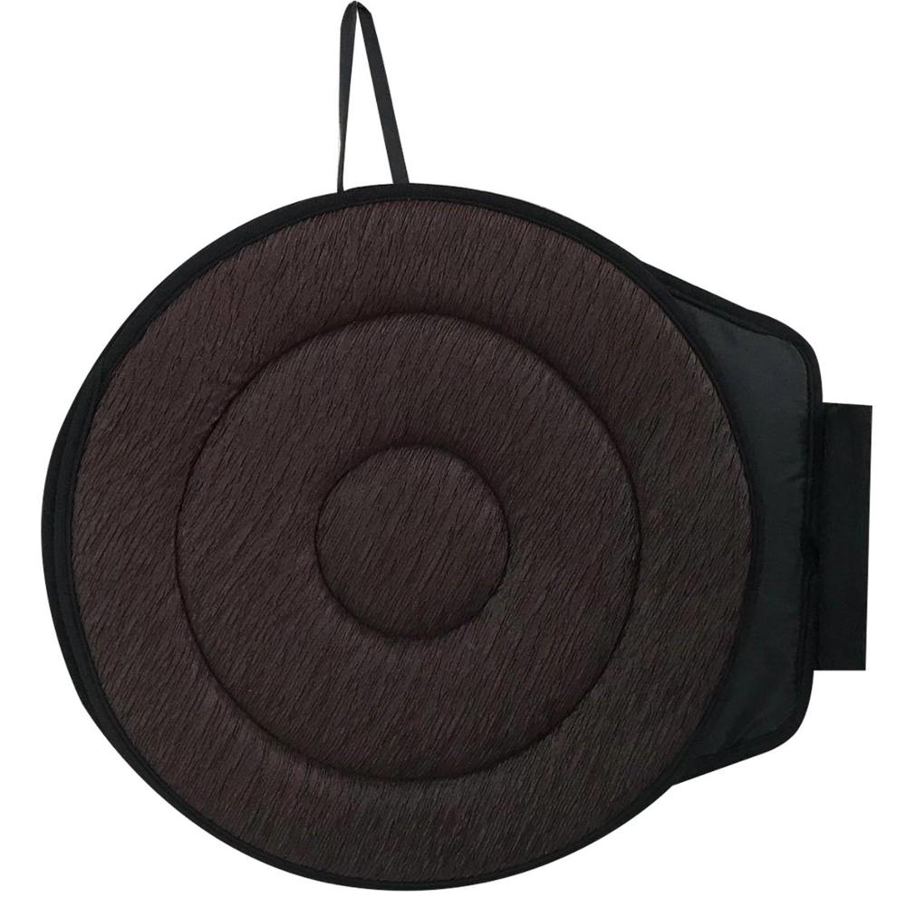 directe 360 degrés Rotation coussin siège de voiture mousse aide à la mobilité chaise siège pivotant coussin pivotant voiture mémoire mousse tapis: Marron