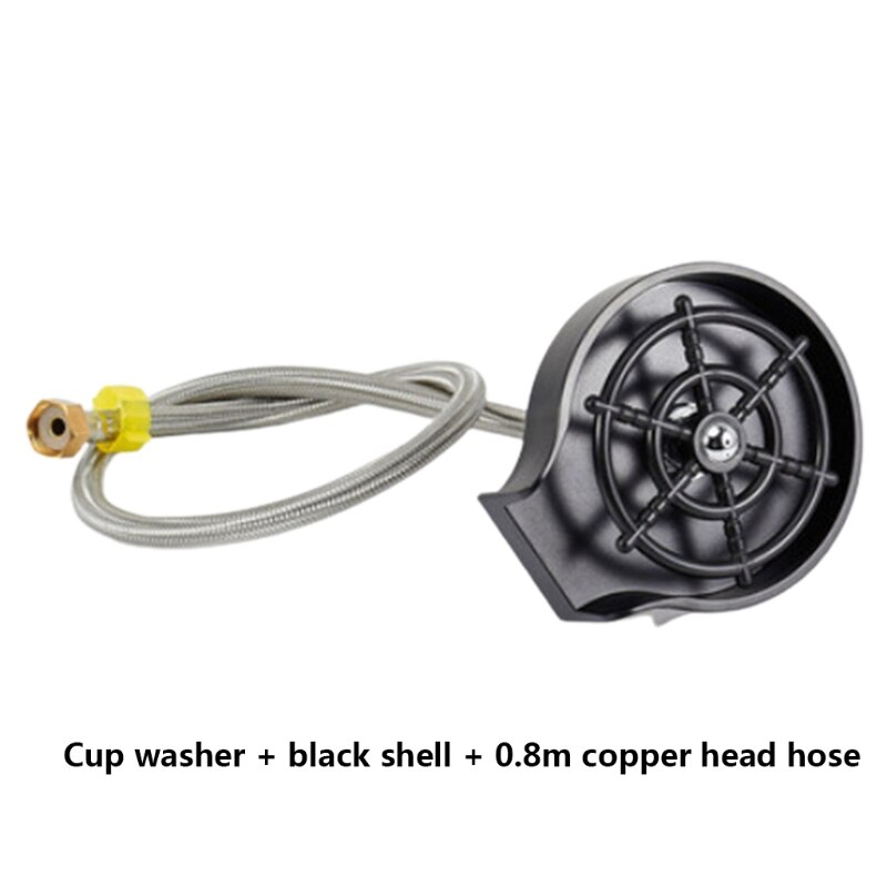 Glass Washers Pitcher Rinser for Home Bars Works for Various Water Cups Cleaner Attachment Faster and Easier to Use