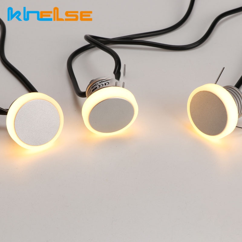 Utendørs anti-refleks led trinn trappelys vanntett nedfelt bad underjordisk lampe gang hage korridor nedgravd fotbelysning