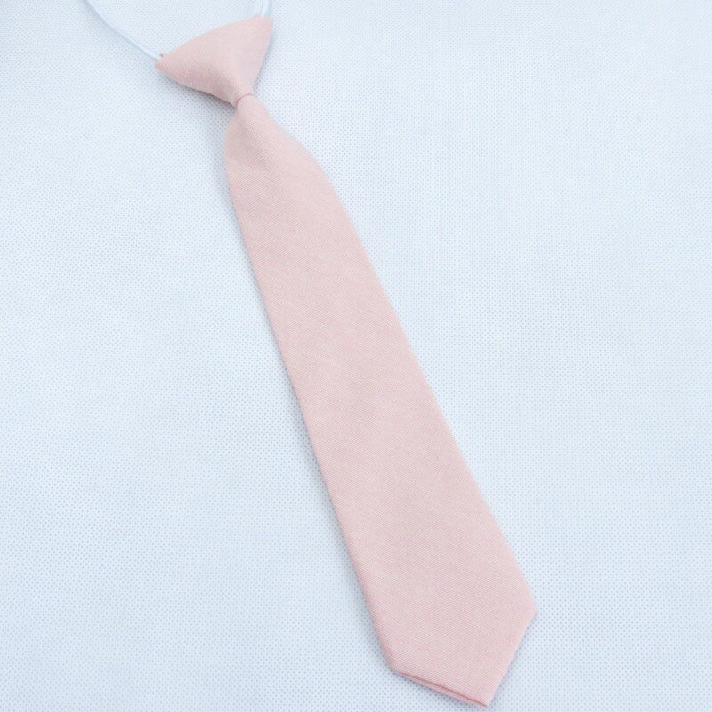 freundlicher reine farbe Krawatte Für Jungen Mädchen Studenten Kind Seil Krawatte Bühne Leistung Foto Abschluss Zeremonie Krawatte: ZY-1-Orange Rosa
