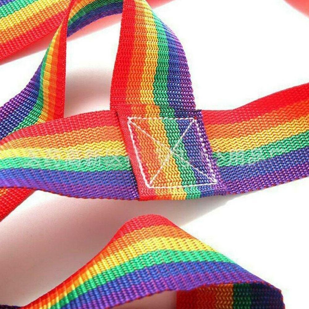 Outdoor Children Climbing Net Rainbow Ribbon Net Physical Training Ladder Climbing Net Playground Swing Step Child Hanging