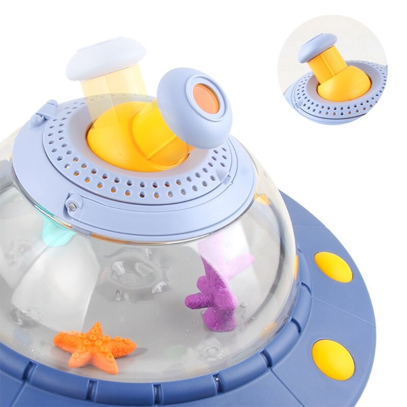 Kids Draagbare Kleine Aquarium Plastic Transparante Insect Observatie Doos Vat 97BC