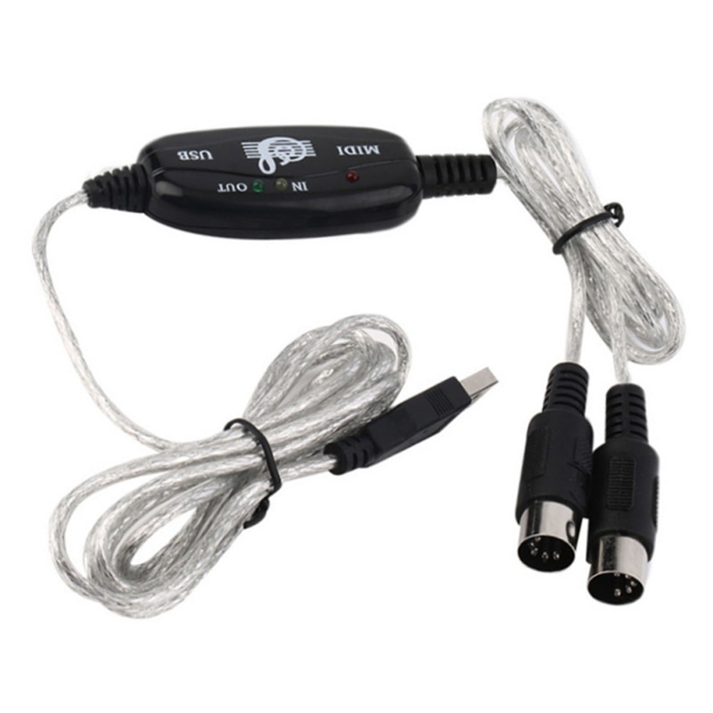 Usb interface til midi converter elektronisk musikinstrument musik keyboard klaver til pc laptop