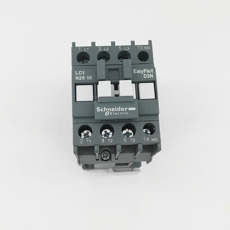 Schneider elektrisk vekselstrøms kontaktor med tre niveauer normalt åben  lc1 n 2510 m 5n / lc1 n 2501 m 5n normalt lukket 25a ac220v
