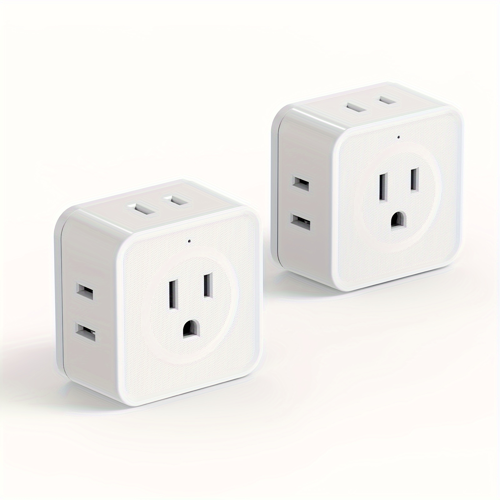 US Plug Wall Outlet Expander Multi Outlet Extender with 5AC Outlets,Small Electrical Outlet Splitter for Travel Home Office Dorm: Wall Socket