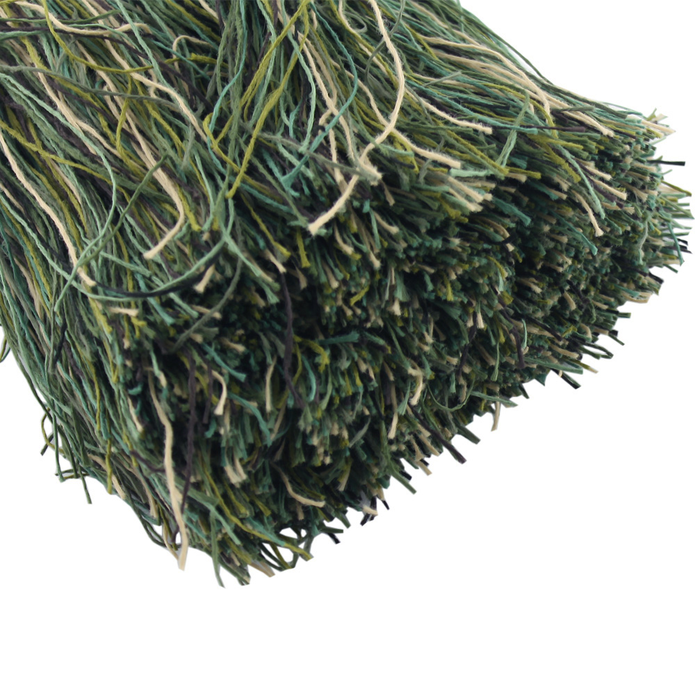 Hilos de arpillera de camuflaje VULPO, traje de camuflaje de caza DIY, traje Ghillie, reparación de hilo especial, hilo sintético del bosque del desierto