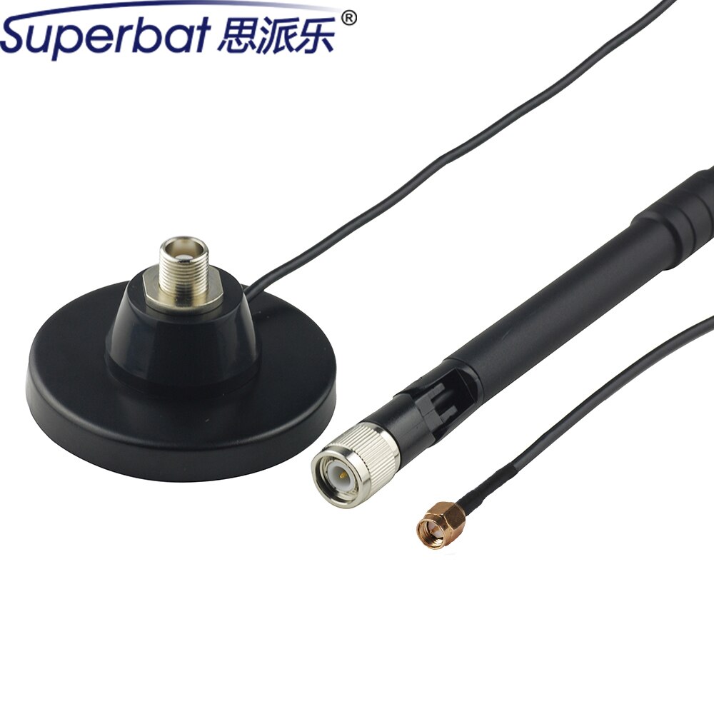 Superbat 4G LTE Antenne 700-2600Mhz 9dbi Antenne Signal Booster Magnetische Basis SMA Stecker Stecker 3M Kabel RG174 für Huawei