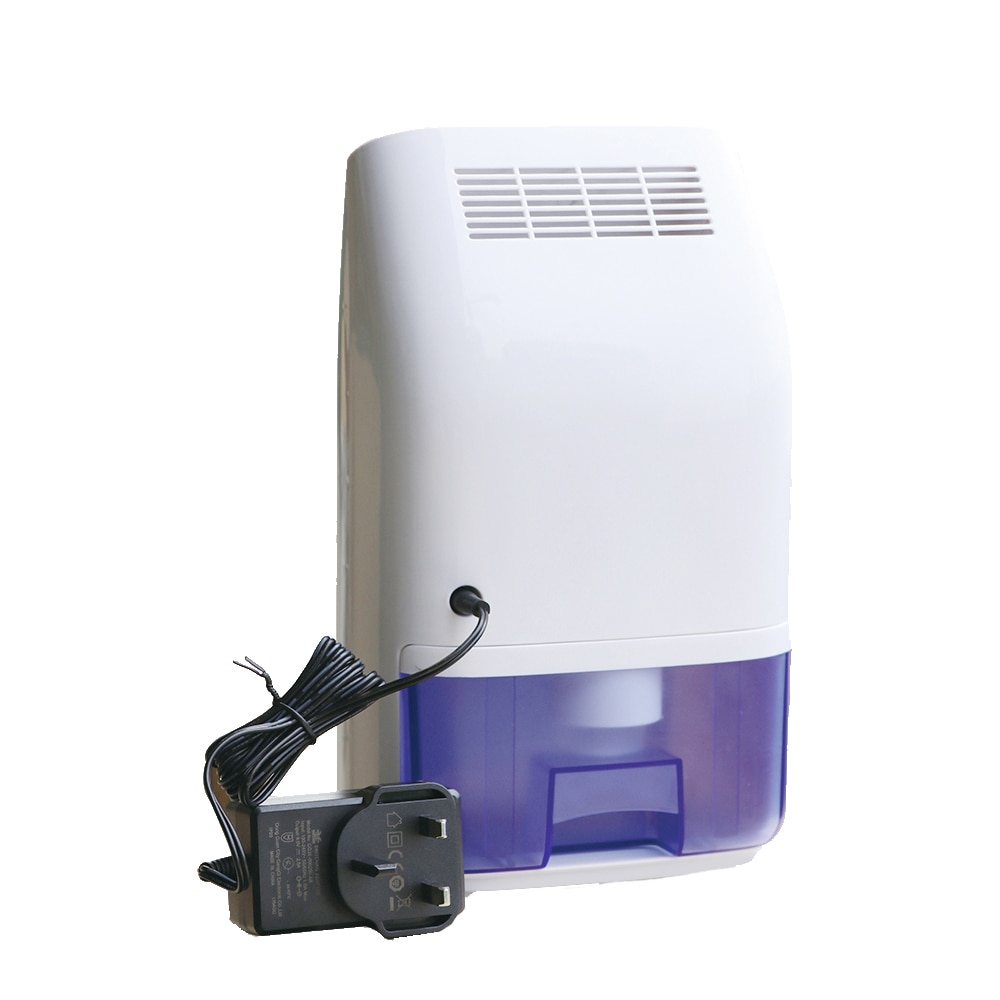 Ultra stille fugtabsorberende lufttørrer til garderobe til hjemmebrug elektrisk mini halvlederaffugter med 700ml vandtanke: Uk-stik