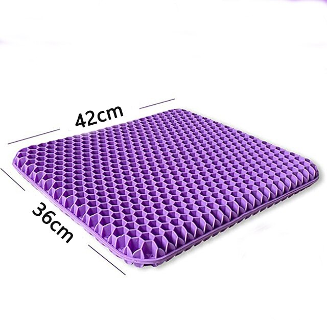 Atmungsaktive Arsch Kissen Gel Kissen Für Sitz Doppel-schicht Eis Pad Gel Pad Nicht-Rutsch Verschleiß-Beständig kühlung Auto sitzkissen: 42x36cm