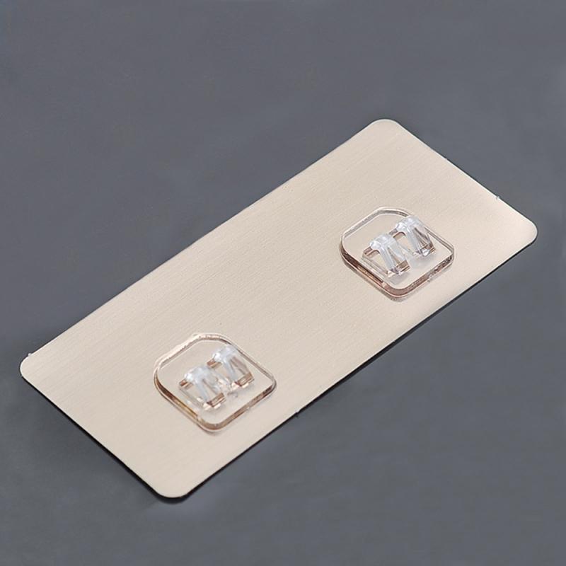 Strong Hook Rack Wall Mount Rack Strong Non-Brand Patch Accessories Take Hook Multi-Purpose Hooks Transparent Hook: 4