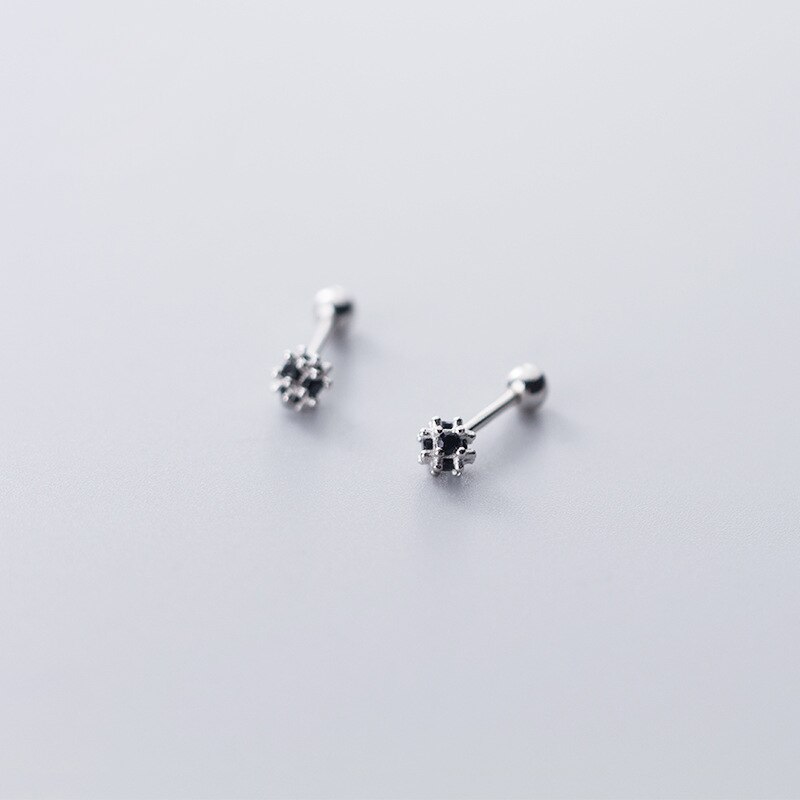 La Monada Stud Earrings For Women Silver 925 Minimalist Ball Fine Women Earrings Jewelry Stud Earrings 925 Sterling Silver: Default Title