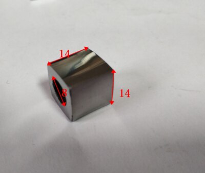 Wire-Electrode Cutting Conductive Block Hapden Polished Tungsten Steel Conductive Block 12*12*614*14*8: Silver