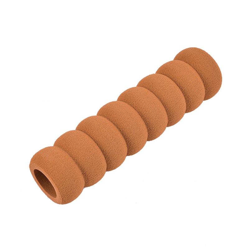 Manija de puerta de goma EVA de plástico para decoración del hogar, cubierta de perilla de puerta, suministros para el hogar: Brown
