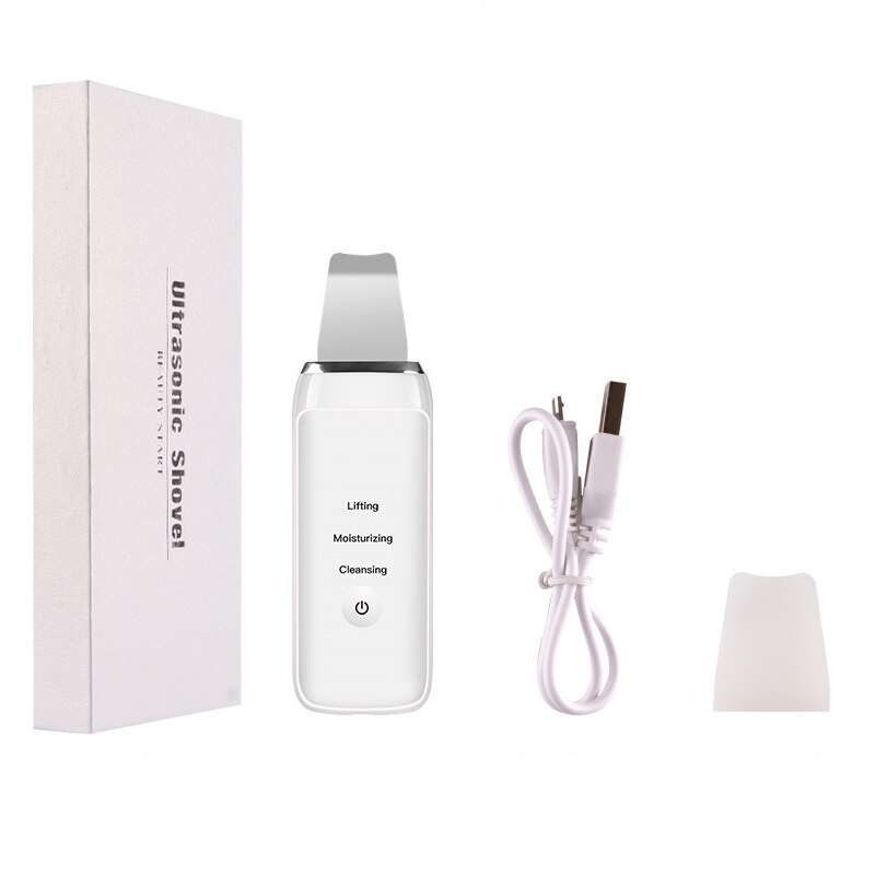 Beauty Ultrasonic Skin Scrubbe Face Cleaning Facial Cleaner Skin Peeling Blackhead Removal Pore Cleaner Face Scrubber: Default Title