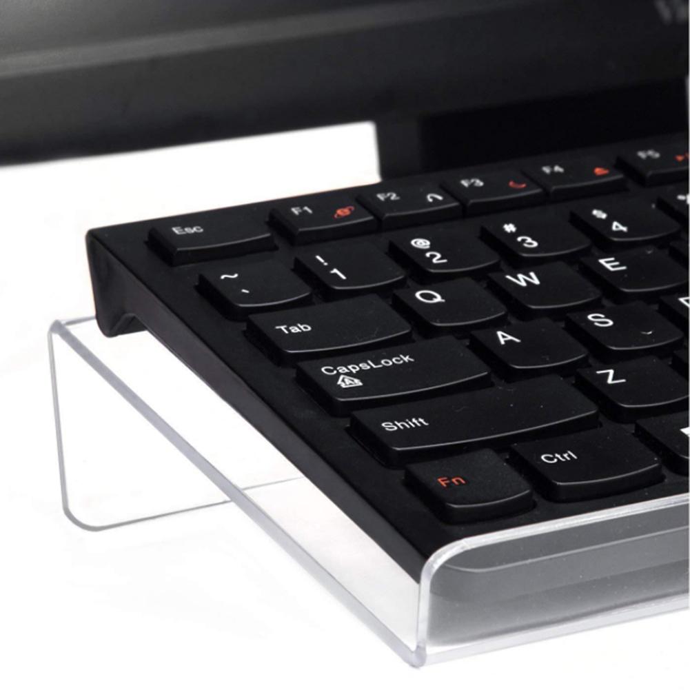 Computer Peripherals Support Office Home Computer Keyboard Tilted Ergonomic Holder Acrylic Heighten Stand