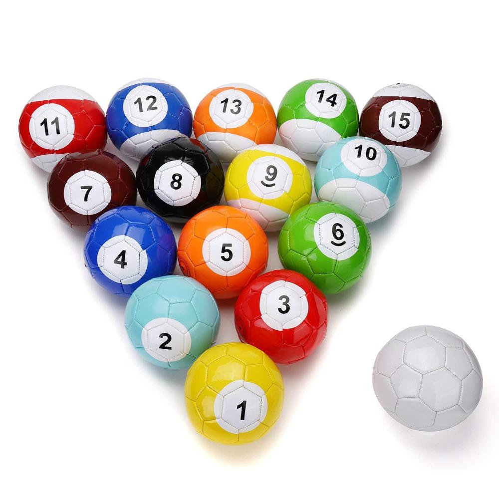 3# Gaint Snook Ball Snookball Snooker Billiards Soccer 8 Inch Game Huge Pool Football Include Air Pump Soccer Toy Poolball