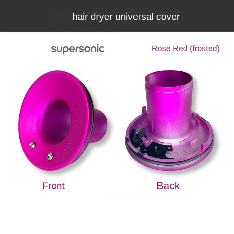 Para Dyson HD01/0203 cable de alimentación para secador de pelo, filtro, carcasa del cuerpo principal, bisel frontal, piezas de repuesto de actualización del botón del interruptor de manija: Rosa