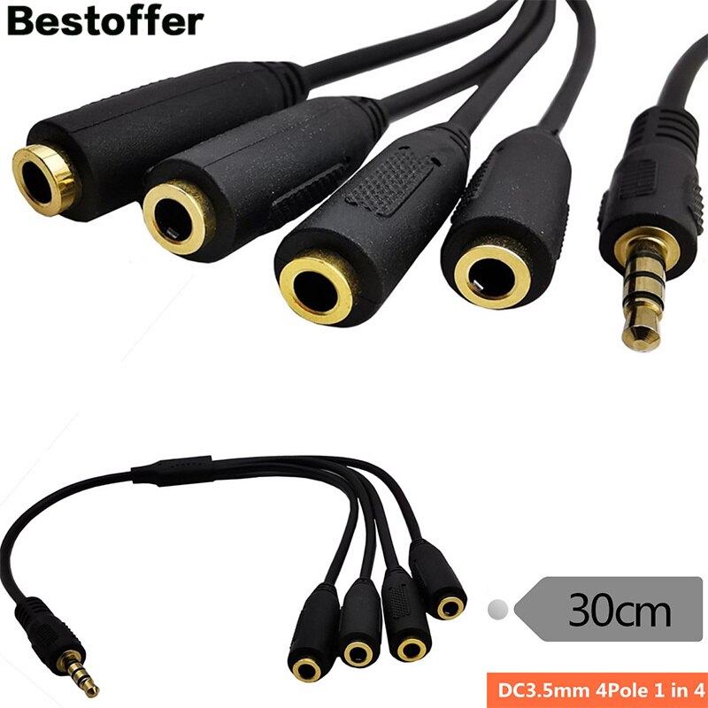 Greluma 6 Pièces Prise TRS 3,5mm Vers Jack 6,35mm Et 1/8" Femelle Vers