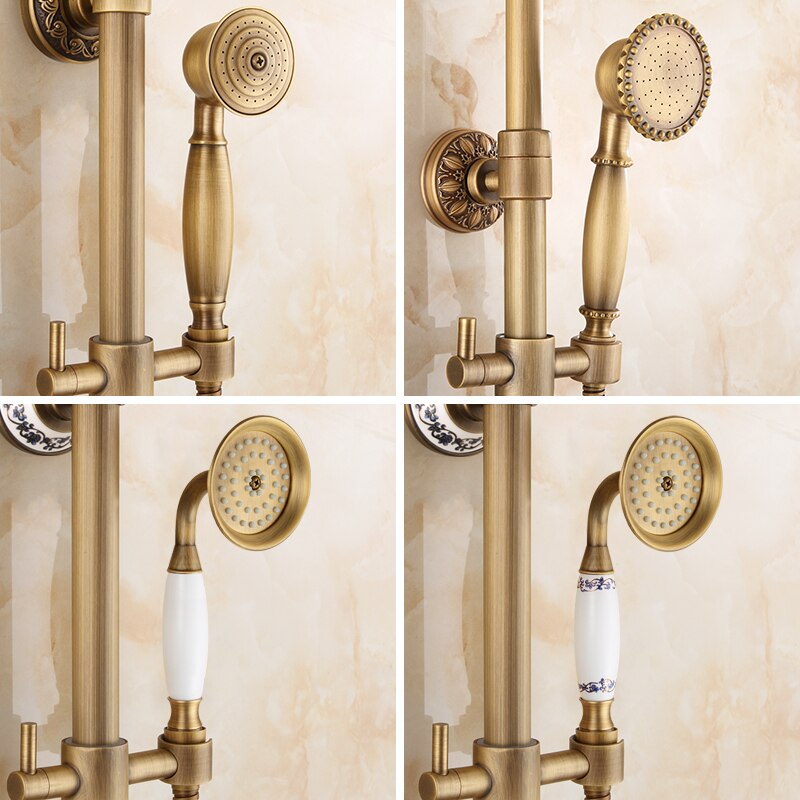 Bathroom Brass Hand Shower Hand Sprayer Replace Handshower Sprayer Head