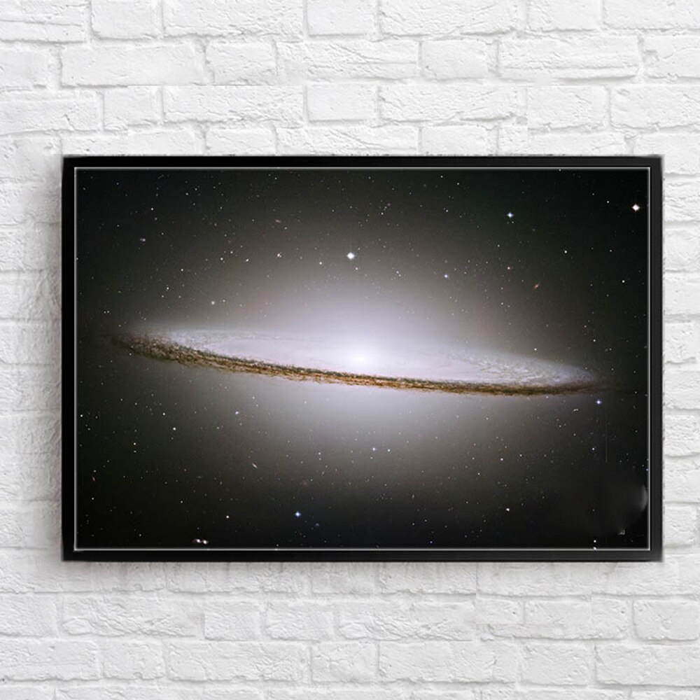 Virgo The Sombrero Galaxy Map Decorative paintings Chart Poster for home decoration 40x40