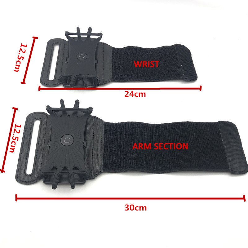 Running Sport Arm Band Case Telefoon Houder Tas Roterende 180 ° Outdoor Fitness Oefening Telefoon Stand Arm Band Riem accessoires