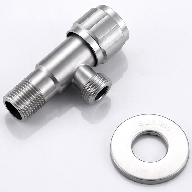 Toilet Angle Valve Faucet Angle Valve 304 Stainless Steel Diverter Toilet Stop Valve Water Heater Kitchen Bathroom Accessories: Default Title