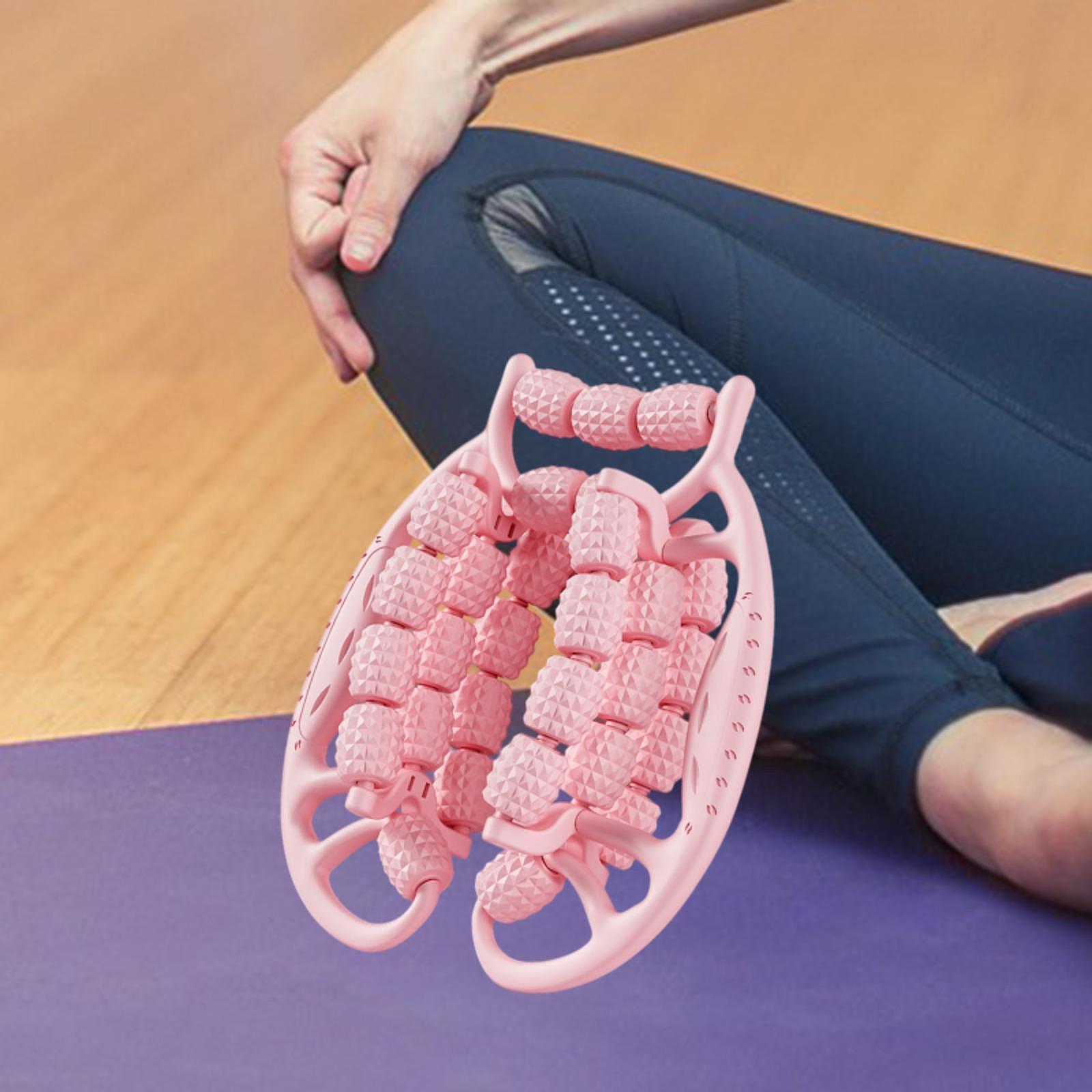 Leg Massager Roller 29 Point Roller Body Relax Handheld Leg Clamp Massage Tool for Bodybuilding Indoor Physical Woman and Man