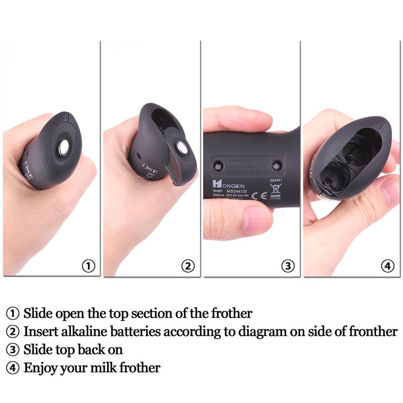 1 stücke Elektrische Griff Schneebesen Schwarz Ei Rührer