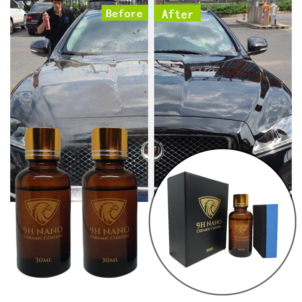 Universal 9H coche impermeable Anti-arañazos Anti-corrosión oxidación capa de cerámica liquida súper hidrofóbico conjunto de revestimiento de vidrio