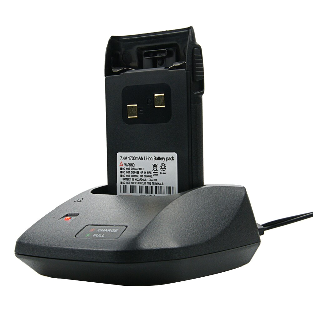 7.4V 1700mAh 1A17KG-3 Li-ion Batterie pour WouXun KG-UVD1P KG-UV6D KG-659 KG-699 KG-689 Radio Bidirectionnelle Rapide Batterie avec Clip Ceinture