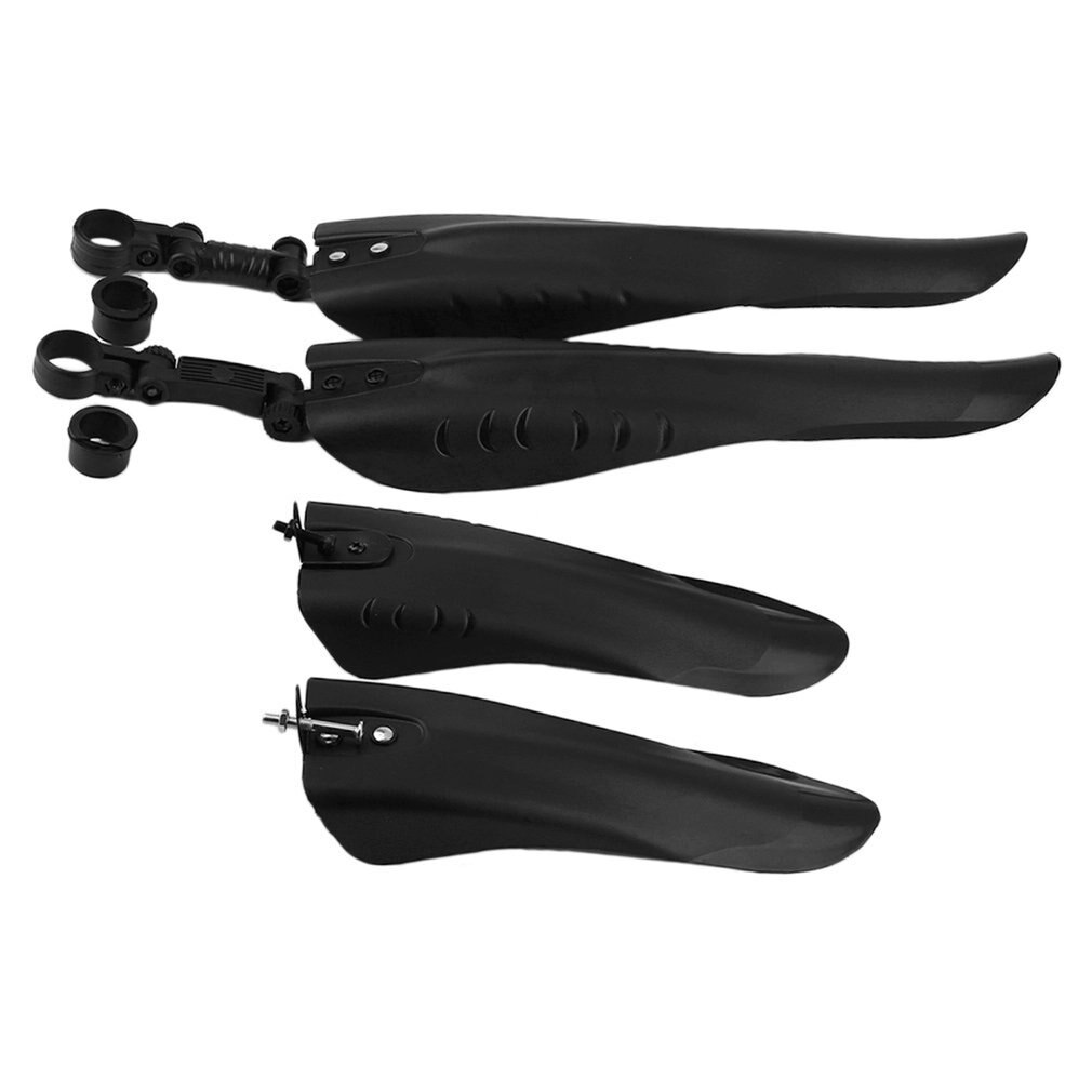 1 set 34mm- rörs cykelstänkskärm plast mtb mountainbike svanshuvud stänkskärm lerskydd skydd vingar framskärmar bak