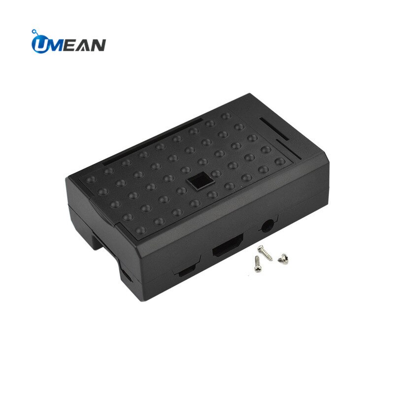 Premium ABS Black Raspberry Pi 3 Model B / B+ case support Camera GPIO Necessary port Enclosure Box