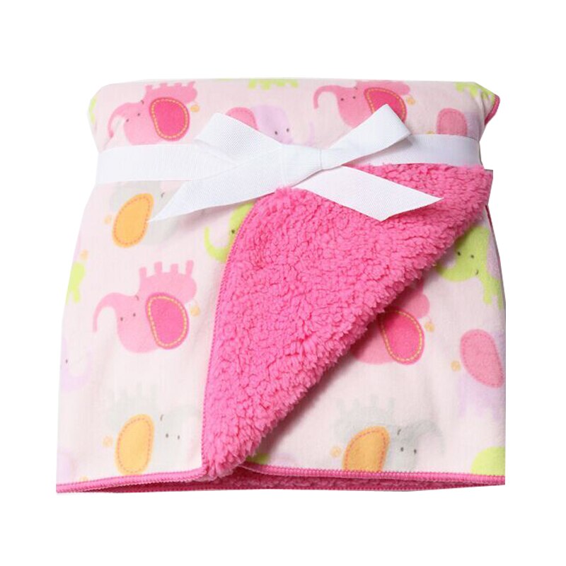Manta de bebé supersuave, producto de venta de fábrica, conjunto de Cobertor 76*102CM: PinkELPT