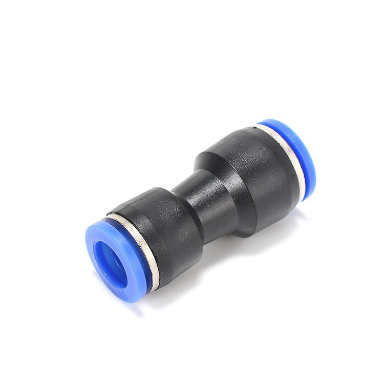 1PCS PU PG Blue Pneumatic Fitting Pipe Connector Tube Air Quick Fittings Water Push In Hose Couping 4mm 6mm 8mm 10mm 12mm 14mm