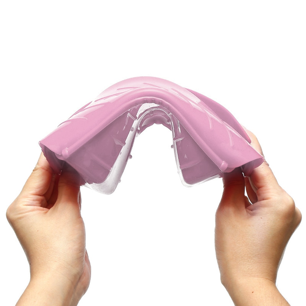 Mjuk silikonskål värmebeständig med lock mikrovågsugn fast skaldjur med handtag ångfodral flexibelt enkelt rent hemkök
