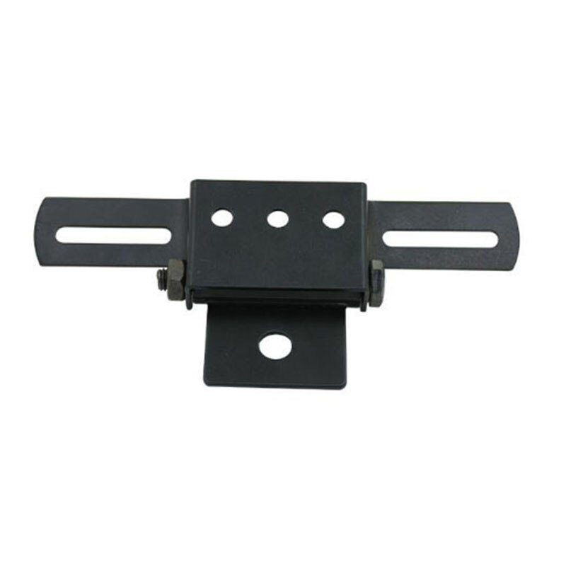 Marco para matrícula plegable ajustable Universal para motocicleta (Blcak)