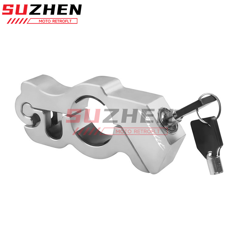 Für GSF 250 600 600S 650 650S 650N 1200 1250 Bandit 650S Motorrad Lenker Schloss Griff Solide schloss Anti Diebstahl: Blau