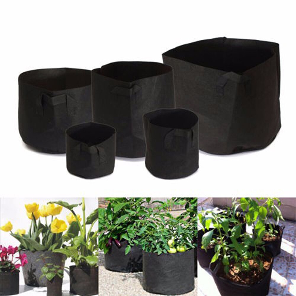 Outdoor Planting Grow Bag Garden Tools Potato Strawberry Fabric Vertical Flower Herb Pouch Vegetable Round Reusable Pot Planter