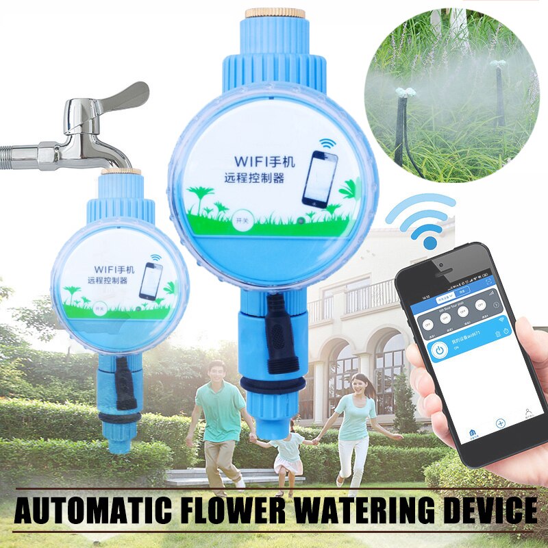 Garden Automatic Irrigation Timer Wifi Irrigation Controller IP67 Smart Home Remote Control Convenient Watering Garden Tool
