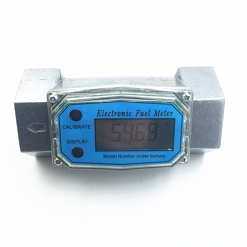 Digital Turbine Flow Meter petrol fuel gauge caudalimetro Flowmeter plomeria Pumping flow indicator sensor Counter DN40 DN25