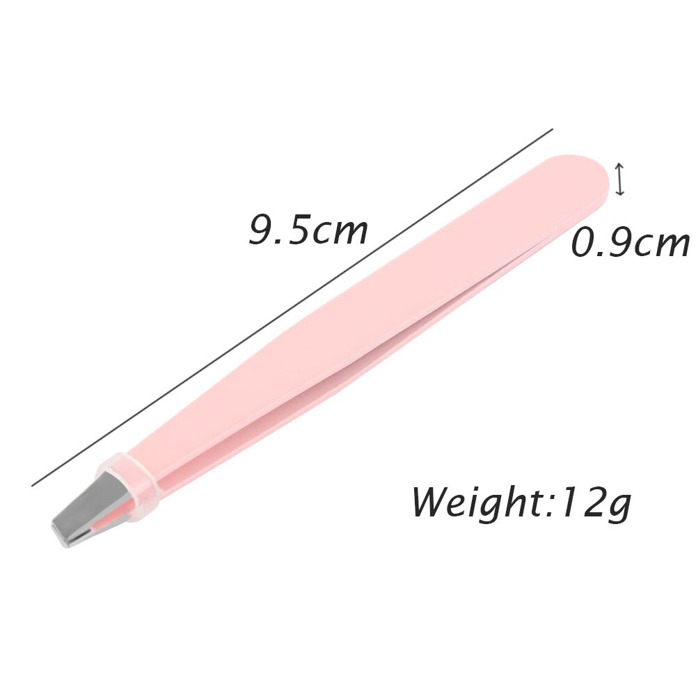 Eyebrow Tweezer Hair Removal Beauty Slanted Puller Stainless Steel Eye Brow Hair Clip Makeup Tools