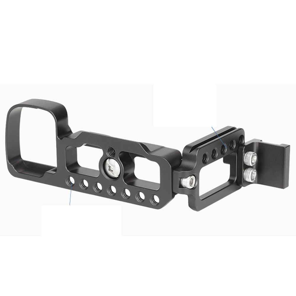 Jintu Metalen Quick Release Houder Plaat Verticale L Beugel Handgreep Met Shoe Voor Voor Sony Alpha A6400 ILCE-6400L 6400M
